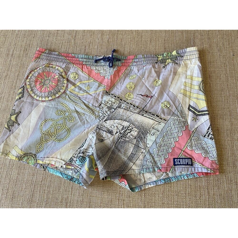 SCORPIO Shorts Italy. Excellent beach shorts top quality Made in Italy 3/48 M
